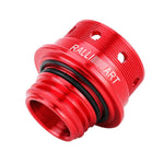 Coperchio del serbatoio del motore con tappo dell'olio in acciaio inossidabile modificato per auto per Mitsubishi, dimensioni: 5,0 x 4,6 cm