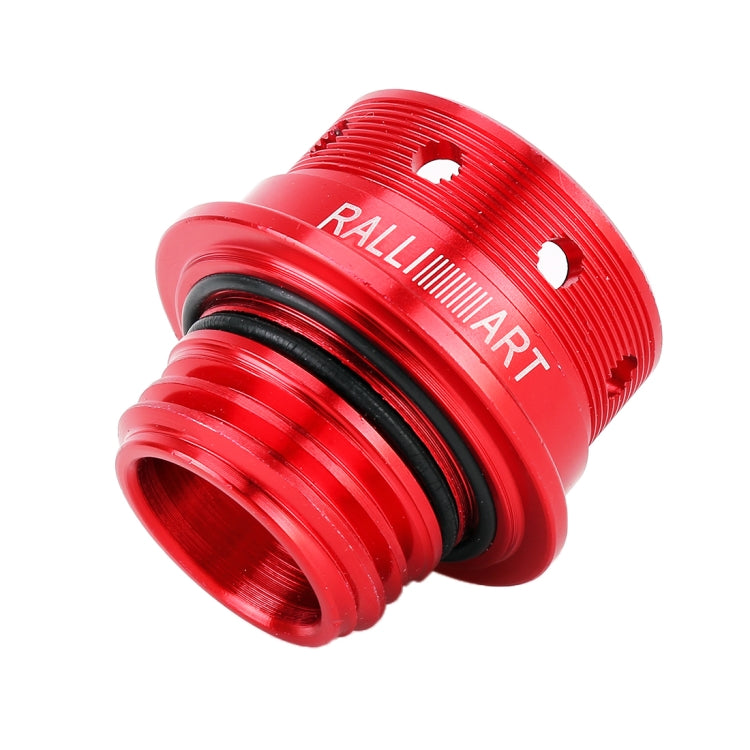 Coperchio del serbatoio del motore con tappo dell'olio in acciaio inossidabile modificato per auto per Mitsubishi, dimensioni: 5,0 x 4,6 cm