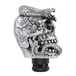 LX Tandy Creative Universal Car Snake a forma di fantasma Coperchio del cambio Pomello del cambio automatico manuale, Snake Ghost Shaped
