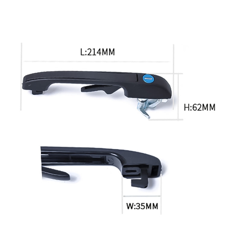 A0171 Maniglia porta anteriore sinistra 191837206A e destra 193839205A per Volkswagen Golf, A0171