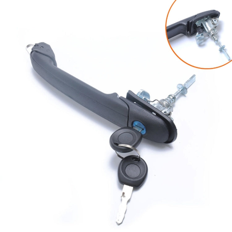 Maniglia per portiera anteriore auto 6N0837207C, 66N0837207D + 2 chiavi per Volkswagen Polo, For Volkswagen Polo