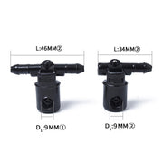 2 ugelli di spruzzo d'acqua per tergicristallo lavavetri 1451329/1451330 per Vauxhall Insignia/Opel, For Vauxhall Insignia / Opel