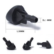 Ugello di spruzzo d'acqua a getto d'acqua per tergicristallo da 2 pezzi 7700413545 per Renault Clio 2005-2014, For Renault Clio 2005-2014