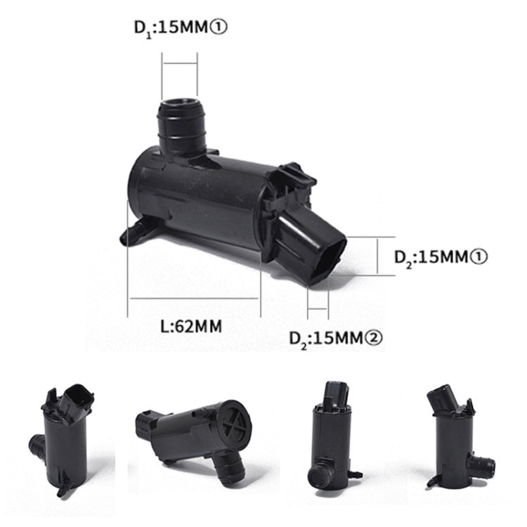 Pompa lavavetri tergicristallo ad alta pressione 9851026000 per Hyundai / Kia, For Hyundai / Kia (9851026000)