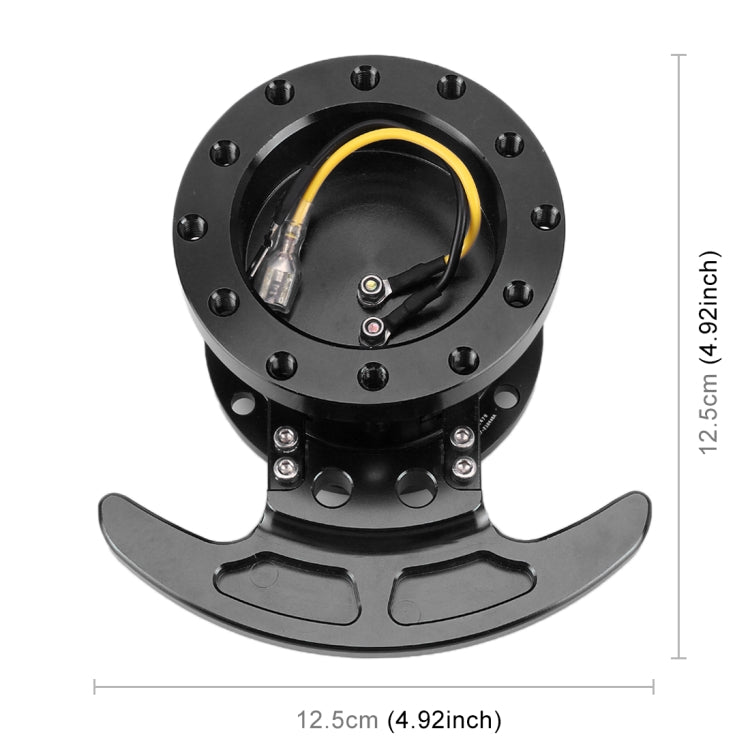 Kit mozzo a sgancio rapido per volante da corsa con inclinazione per auto, kit corpo adattatore rimovibile a scatto
