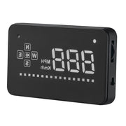 A2 HUD GPS HD da 3,5 pollici Head Up Display per auto, allarme di velocità e velocità eccessiva, bussola, passaggio libero tra chilometri e miglia, A2