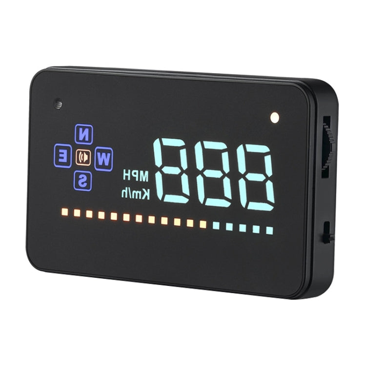 A2 HUD GPS HD da 3,5 pollici Head Up Display per auto, allarme di velocità e velocità eccessiva, bussola, passaggio libero tra chilometri e miglia, A2