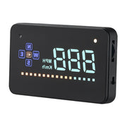 A2 HUD GPS HD da 3,5 pollici Head Up Display per auto, allarme di velocità e velocità eccessiva, bussola, passaggio libero tra chilometri e miglia, A2