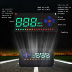 A2 HUD GPS HD da 3,5 pollici Head Up Display per auto, allarme di velocità e velocità eccessiva, bussola, passaggio libero tra chilometri e miglia, A2