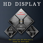 A2 HUD GPS HD da 3,5 pollici Head Up Display per auto, allarme di velocità e velocità eccessiva, bussola, passaggio libero tra chilometri e miglia, A2
