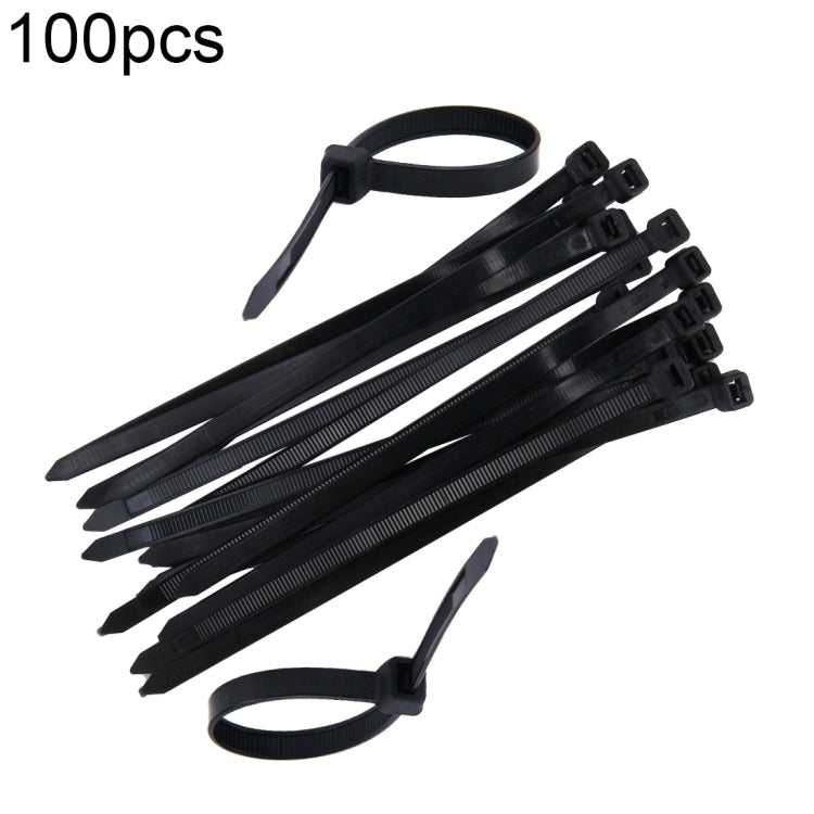 Fascette in nylon da 100 pezzi/confezione da 8 mm x 200 mm, 8mm*200mm Black, 8mm*200mm White