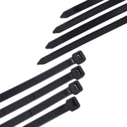 Fascette in nylon da 100 pezzi/confezione da 8 mm x 200 mm, 8mm*200mm Black, 8mm*200mm White