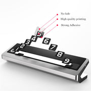 Adesivo per auto con carta di parcheggio temporaneo creativo, Parking Card Car Sticker (Grey), Parking Card Car Sticker (Silver)