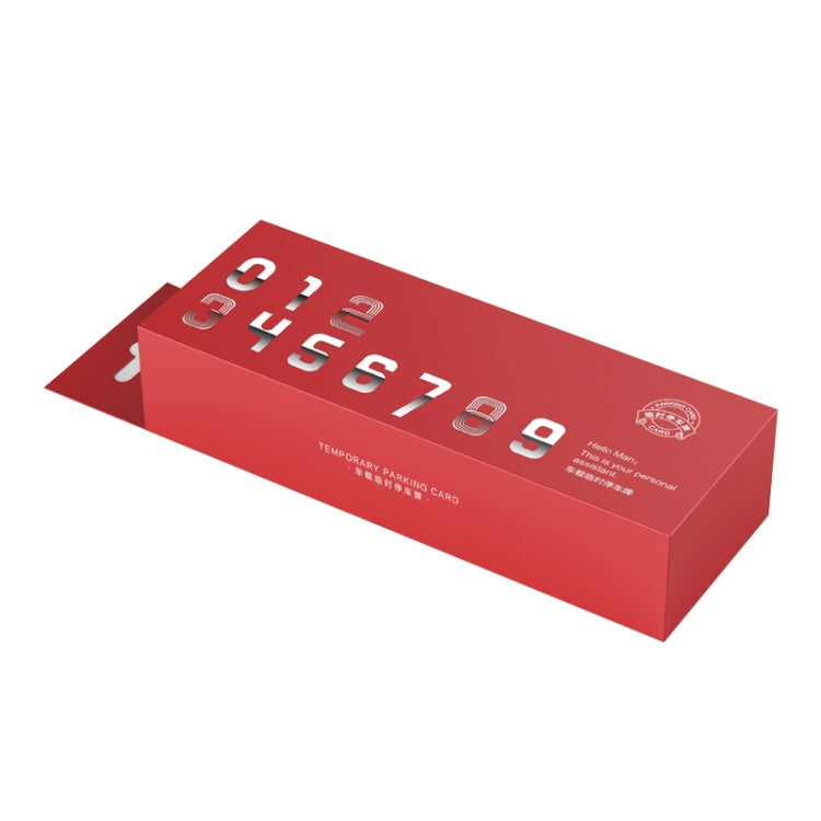 Adesivo per auto con carta di parcheggio temporaneo creativo, Parking Card Car Sticker (Grey), Parking Card Car Sticker (Silver)