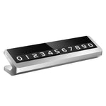Adesivo per auto con carta di parcheggio temporaneo creativo, Parking Card Car Sticker (Grey), Parking Card Car Sticker (Silver)