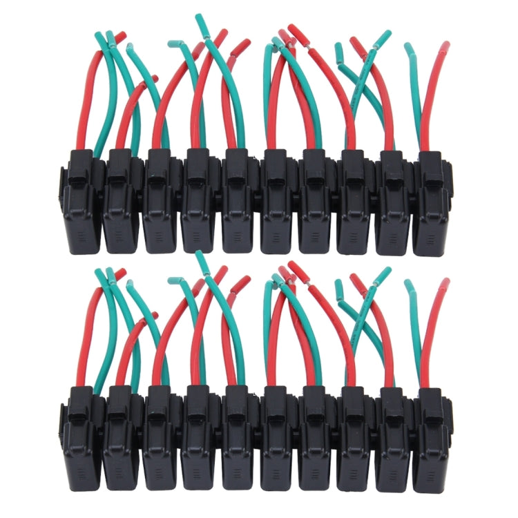 Supporto per scatola fusibili con lama per auto rimovibile da 20 pezzi, 20 PCS Blade Fuse Box Holder