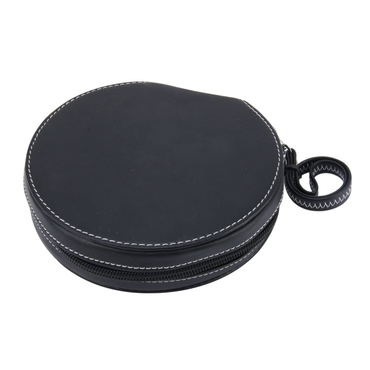 Custodia porta 20 CD/DVD in pelle effetto leopardato