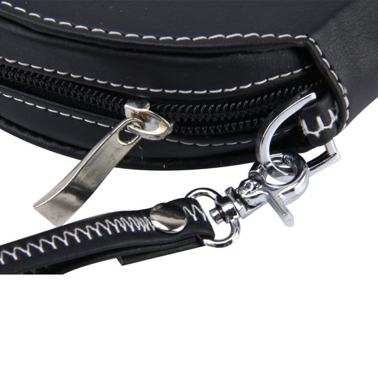 Custodia porta 20 CD/DVD in pelle effetto leopardato