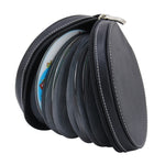 Custodia porta 20 CD/DVD in pelle effetto leopardato