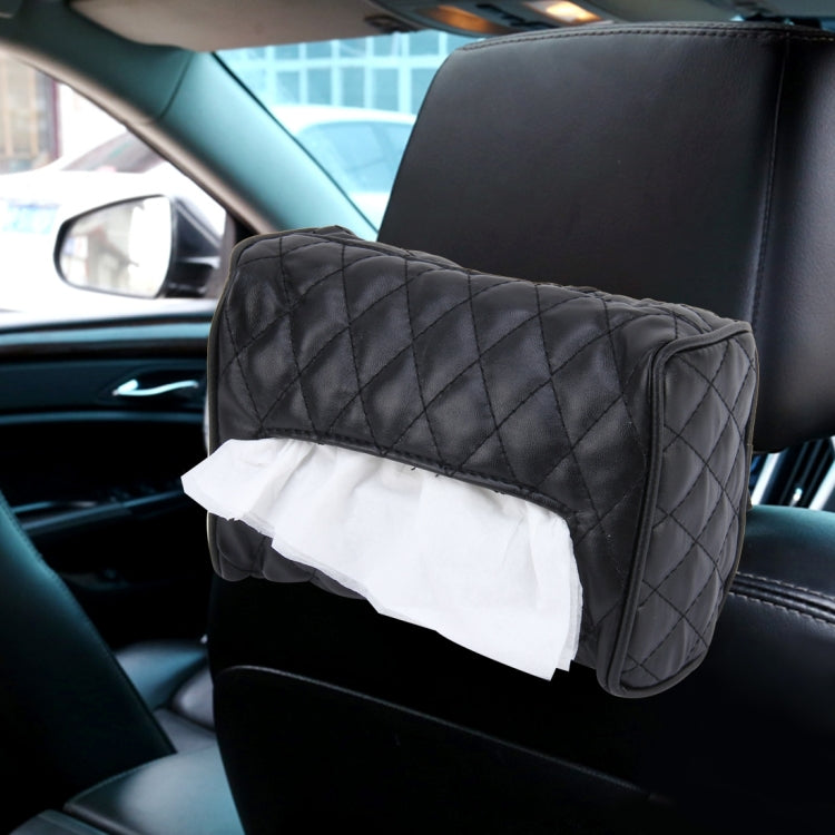 Borsa per tovaglioli di carta per scatola di fazzoletti per sedile posteriore con visiera parasole in pelle per auto (non includere tovagliolo), Not Include Napkin Black, Not Include Napkin Pink, Not Include Napkin Magental, Not Include Napkin White