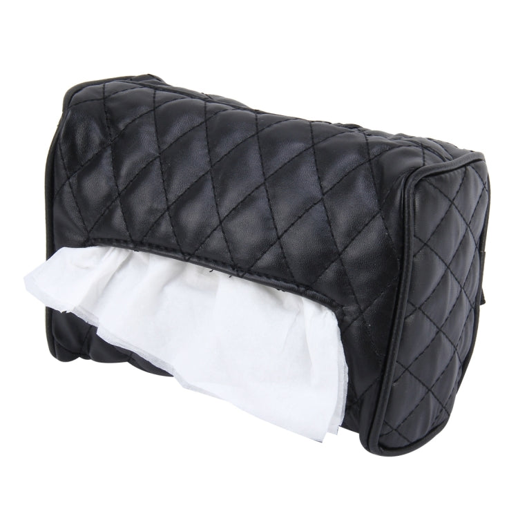 Borsa per tovaglioli di carta per scatola di fazzoletti per sedile posteriore con visiera parasole in pelle per auto (non includere tovagliolo), Not Include Napkin Black, Not Include Napkin Pink, Not Include Napkin Magental, Not Include Napkin White