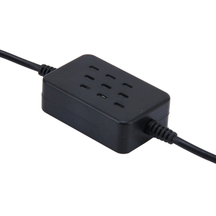 Scatola di alimentazione DVR universale per auto per registratore dati di viaggio per veicoli Ingresso 8 V - Uscita 48 V 5 V 2 A, Lunghezza cavo: 3 m, Car DVR Cable Length: 3m