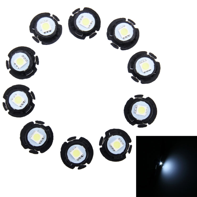 10 pezzi 0,3 W T6.5 pannello strumenti a cuneo LED luce cruscotto indicatore cluster lampadina, 0.3W T6.5