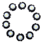 10 pezzi 0,3 W T6.5 pannello strumenti a cuneo LED luce cruscotto indicatore cluster lampadina, 0.3W T6.5