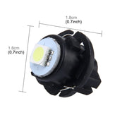 10 pezzi 0,3 W T6.5 pannello strumenti a cuneo LED luce cruscotto indicatore cluster lampadina, 0.3W T6.5
