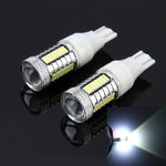 2 PZ T15 10W 650 LM 6000K Luce di stop per auto per auto Luce di sicurezza con 1 lampada CREE e 32 lampade a LED SMD-4014, DC 12V, T15