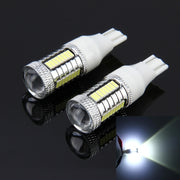 2 PZ T15 10W 650 LM 6000K Luce di stop per auto per auto Luce di sicurezza con 1 lampada CREE e 32 lampade a LED SMD-4014, DC 12V, T15