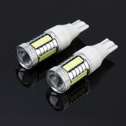 2 PZ T15 10W 650 LM 6000K Luce di stop per auto per auto Luce di sicurezza con 1 lampada CREE e 32 lampade a LED SMD-4014, DC 12V, T15