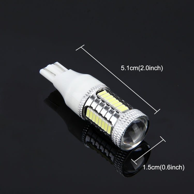 2 PZ T15 10W 650 LM 6000K Luce di stop per auto per auto Luce di sicurezza con 1 lampada CREE e 32 lampade a LED SMD-4014, DC 12V, T15