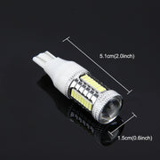 2 PZ T15 10W 650 LM 6000K Luce di stop per auto per auto Luce di sicurezza con 1 lampada CREE e 32 lampade a LED SMD-4014, DC 12V, T15