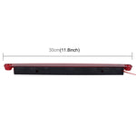 Terza luce freno per auto con 18 lampade a LED, lunghezza cavo DC 12V: 80 cm, With 18 LED Lamps ( Red)