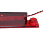 Terza luce freno per auto con 18 lampade a LED, lunghezza cavo DC 12V: 80 cm, With 18 LED Lamps ( Red)