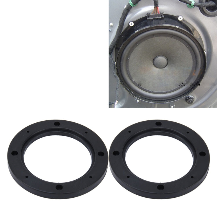Tappetino di supporto per copertura cava di protezione della base dell'altoparlante in ABS per auto da 2 pezzi da 4 pollici, diametro interno: 10 cm, 10cm