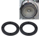 Tappetino di supporto per copertura cava di protezione della base dell'altoparlante in ABS per auto da 2 pezzi da 4 pollici, diametro interno: 10 cm, 10cm