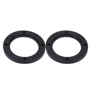 Tappetino di supporto per copertura cava di protezione della base dell'altoparlante in ABS per auto da 2 pezzi da 4 pollici, diametro interno: 10 cm, 10cm