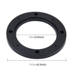 Tappetino di supporto per copertura cava di protezione della base dell'altoparlante in ABS per auto da 2 pezzi da 4 pollici, diametro interno: 10 cm, 10cm