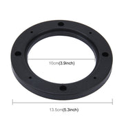 Tappetino di supporto per copertura cava di protezione della base dell'altoparlante in ABS per auto da 2 pezzi da 4 pollici, diametro interno: 10 cm, 10cm