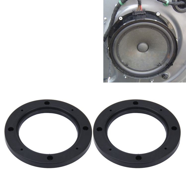 Tappetino di supporto per copertura cava di protezione della base dell'altoparlante in ABS per auto da 2 pezzi da 5 pollici, diametro interno: 12,5 cm, 12.5cm