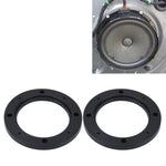 Tappetino di supporto per copertura cava di protezione della base dell'altoparlante in ABS per auto da 2 pezzi da 5 pollici, diametro interno: 12,5 cm, 12.5cm