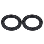 Tappetino di supporto per copertura cava di protezione della base dell'altoparlante in ABS per auto da 2 pezzi da 5 pollici, diametro interno: 12,5 cm, 12.5cm