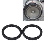 Tappetino di supporto per copertura cava di protezione della base dell'altoparlante in ABS per auto da 2 pezzi da 6,5 pollici, diametro interno: 14,5 cm, 14.5cm