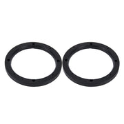 Tappetino di supporto per copertura cava di protezione della base dell'altoparlante in ABS per auto da 2 pezzi da 6,5 pollici, diametro interno: 14,5 cm, 14.5cm