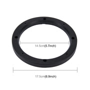 Tappetino di supporto per copertura cava di protezione della base dell'altoparlante in ABS per auto da 2 pezzi da 6,5 pollici, diametro interno: 14,5 cm, 14.5cm
