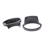 Copertura impermeabile in plastica per altoparlante per auto da 2 pezzi da 6,5 pollici con cuscino protettivo, diametro interno: 14,5 cm