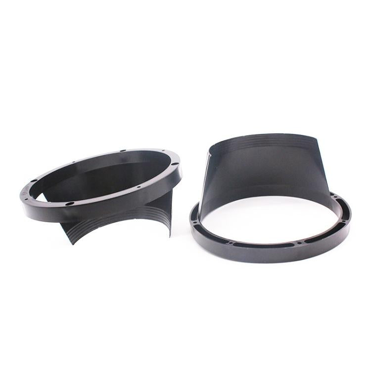 Copertura impermeabile in plastica per altoparlante per auto da 2 pezzi da 6,5 pollici con cuscino protettivo, diametro interno: 14,5 cm