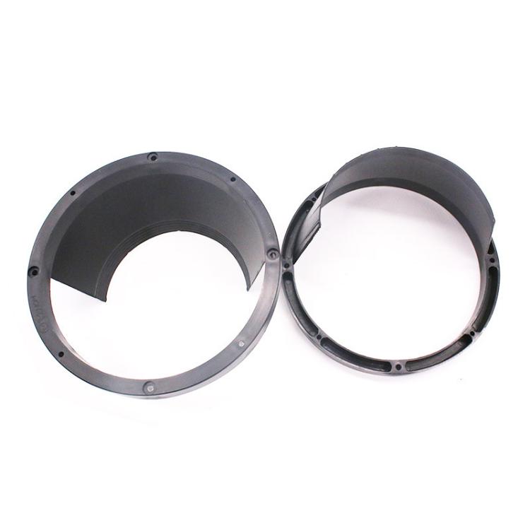Copertura impermeabile in plastica per altoparlante per auto da 2 pezzi da 6,5 pollici con cuscino protettivo, diametro interno: 14,5 cm